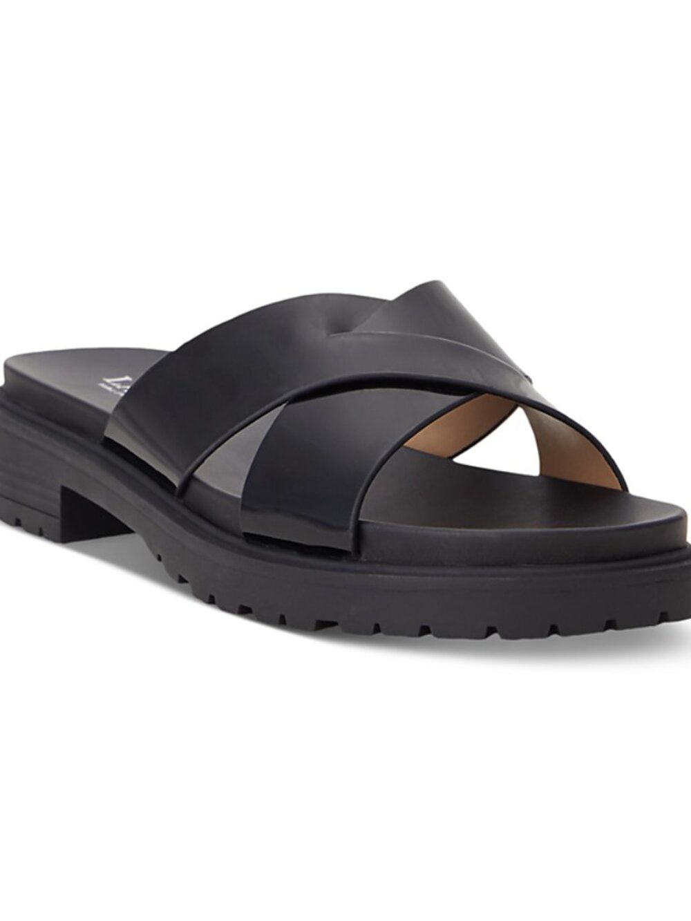 Lauren Ralph Lauren Women's Kelsie Crisscross Flat Slide Sandals Size 10